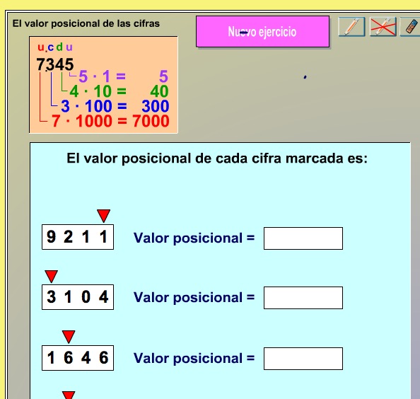 El valor posicional de las cifras | Recurso educativo 33486