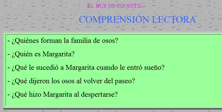 Con Mayúsculas: Los tres osos | Recurso educativo 33893