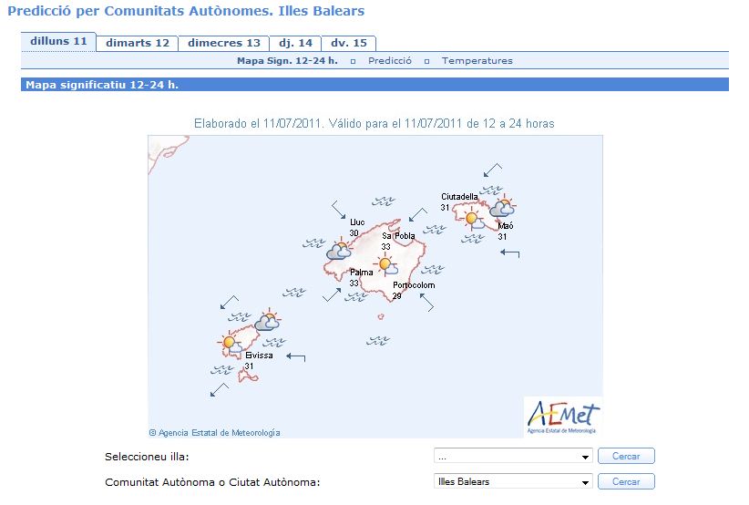 El temps a les Illes Balears | Recurso educativo 34420