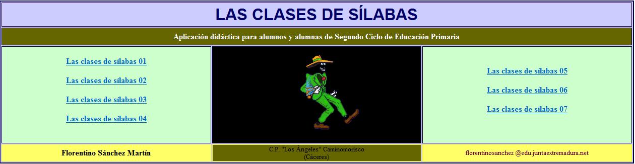 Las clases de sílabas | Recurso educativo 34799