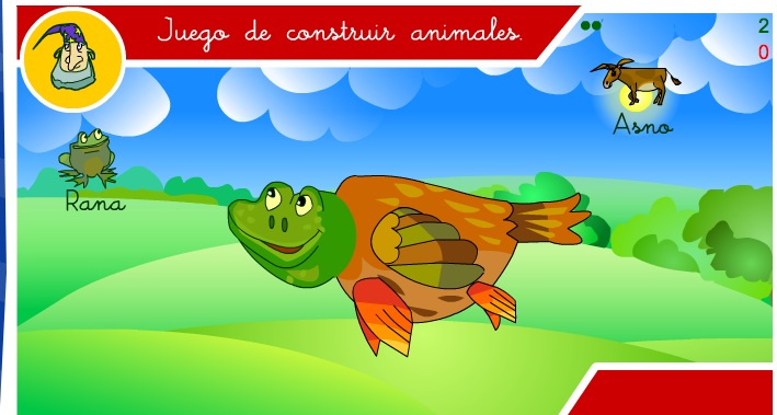 Juego de construir animales | Recurso educativo 35546