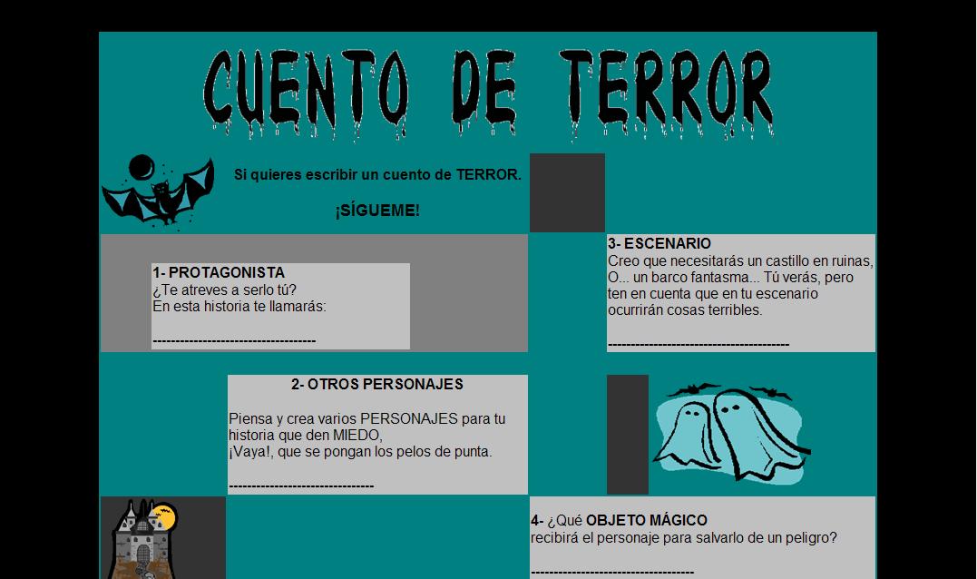 Cuento de terror | Recurso educativo 35779