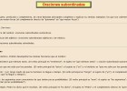 Oraciones subordinadas | Recurso educativo 37054