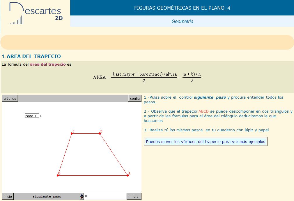 Área de un trapecio | Recurso educativo 37190