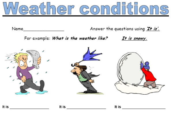 Weather conditions | Recurso educativo 38809