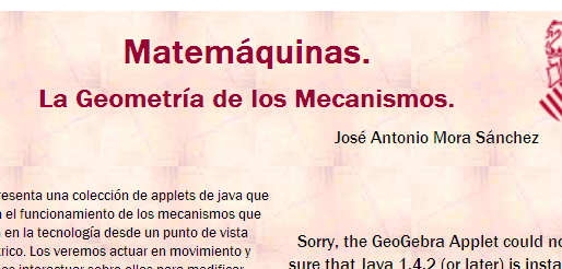 Matemáquinas. La Geometría de los Mecanismos. | Recurso educativo 39299