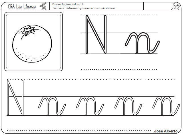 Lectoescritura: N | Recurso educativo 39643