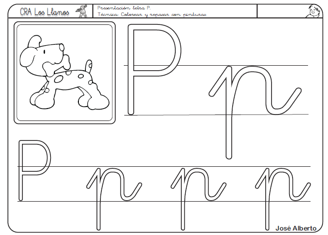 Lectoescritura: P | Recurso educativo 39646