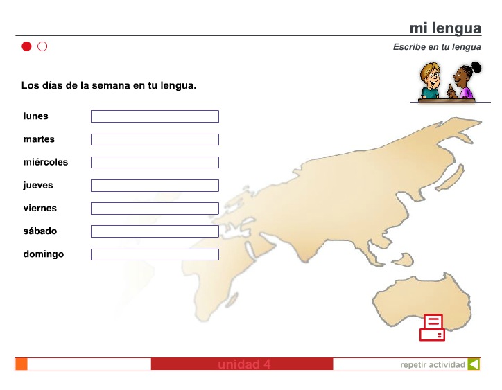 Los días de la semana | Recurso educativo 40178