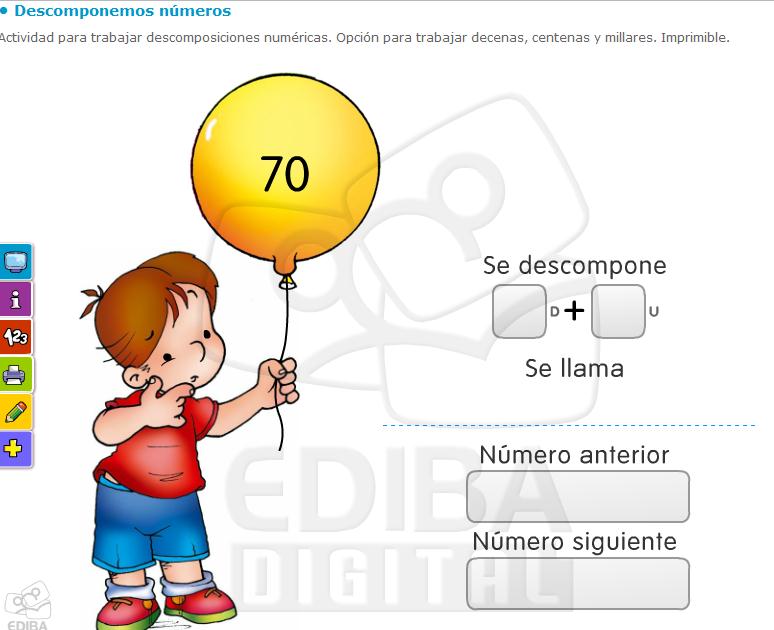 Descomponemos números | Recurso educativo 40373