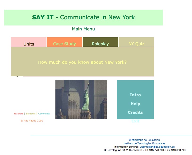 Say It, Communicate in New York | Recurso educativo 40445