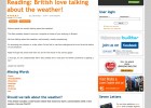 Reading: British love talking about the weather | Recurso educativo 40826