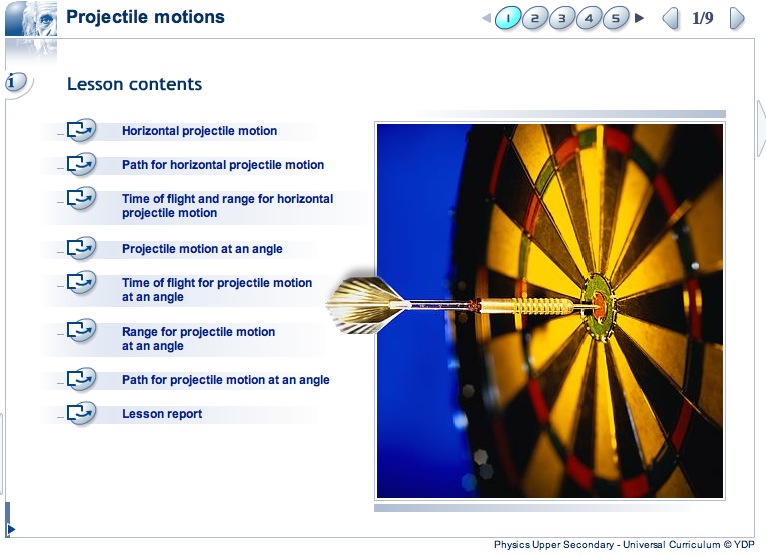 Projectile motions | Recurso educativo 41237