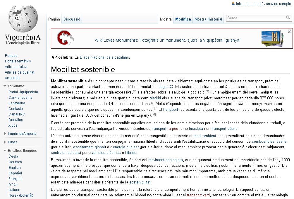 Mobilitat sostenible | Recurso educativo 43413