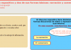 El discurso expositivo y dos de sus formas básicas: narración y comentario | Recurso educativo 44071
