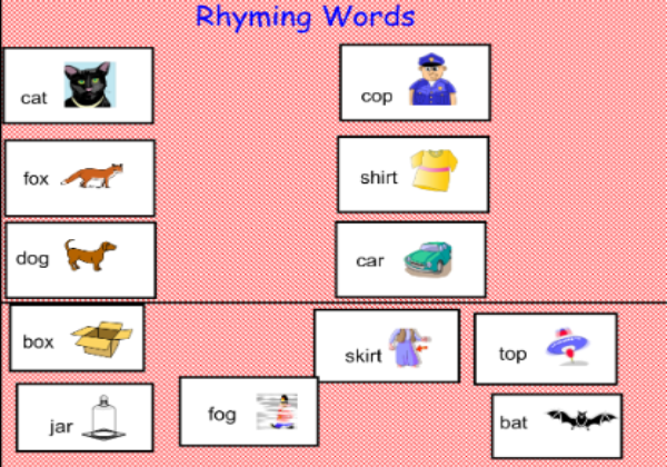 Rhyming words | Recurso educativo 45098