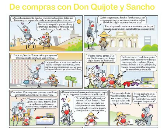 De compras con Don Quijote y Sancho | Recurso educativo 47168