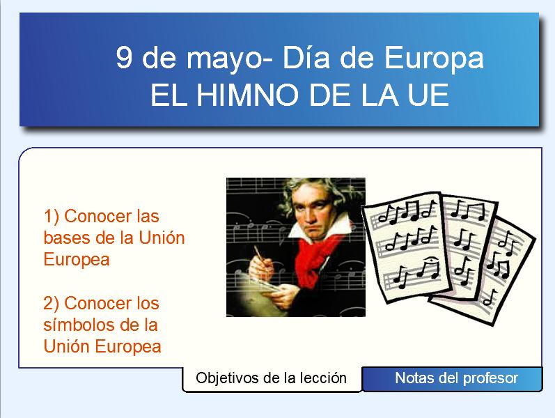 Día de Europa. Himno de la UE | Recurso educativo 47433