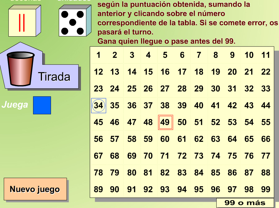 Juego didáctico: decenas y unidades | Recurso educativo 48148