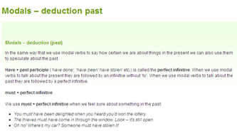 Grammar: Modals deduction (past) | Recurso educativo 48375
