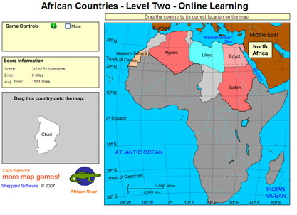 Game: Drag the countries | Recurso educativo 49597