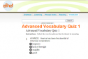 Advanced vocabulary quiz | Recurso educativo 61223