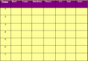 My Timetable | Recurso educativo 13063