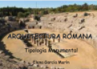 Tipología arquitectura romana | Recurso educativo 15720