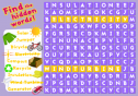 Energy (word search) | Recurso educativo 17923