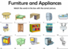 Furniture and appliances | Recurso educativo 20696