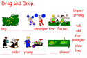 Comparatives (drag & drop) | Recurso educativo 21854