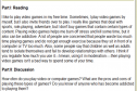 Reading: Playing video games | Recurso educativo 24092