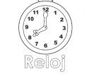 Rellenar letras: Reloj | Recurso educativo 25043