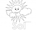 Rellenar letras: Sol | Recurso educativo 25044