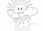 Rellenar letras: Sol | Recurso educativo 25044