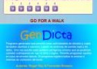 GenDicta: go for a walk | Recurso educativo 2889