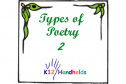 Types of poetry (2) | Recurso educativo 33123