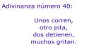 Usa el coco y adivina: unos corren... | Recurso educativo 6178