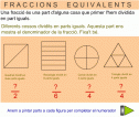 Interactiu: Entenguem les fraccions equivalents | Recurso educativo 9669