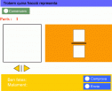 Interactiu: Trobem fraccions equivalents | Recurso educativo 9673