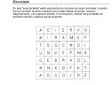 Sopa de letras: El fonema /z/ | Recurso educativo 64484