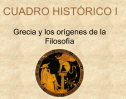 Grecia y los orígenes de la Filosofía | Recurso educativo 66228