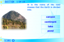 Landforms test | Recurso educativo 66884