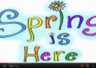 Song: Spring is here | Recurso educativo 69968