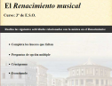 El Renacimiento musical | Recurso educativo 71479