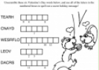 Valentines word jumble | Recurso educativo 71514