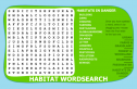 Habitat wordsearch | Recurso educativo 73584