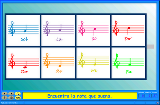 Audición: Panel para identificar la nota que suena | Recurso educativo 76647