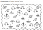 Halloween count and colour | Recurso educativo 77246