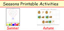 Seasons printable activities | Recurso educativo 79074